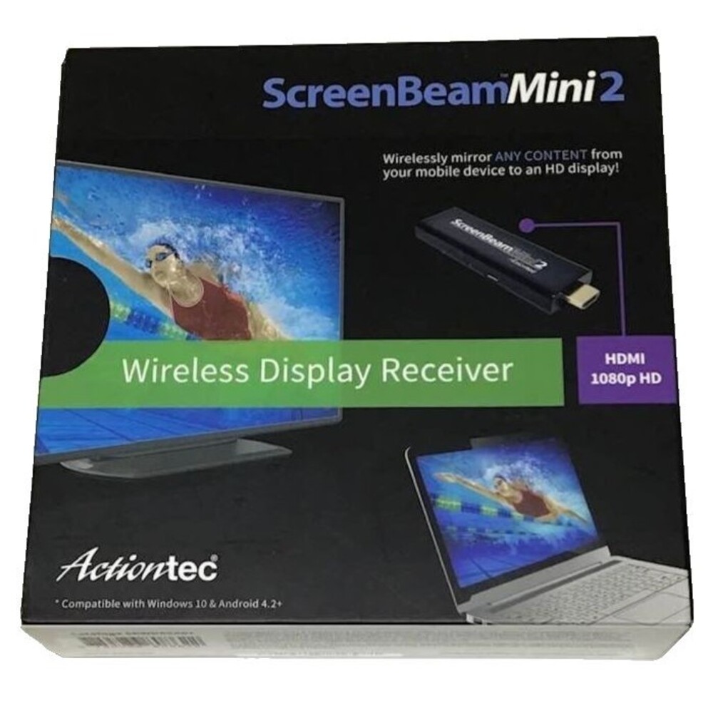 Actiontec Wireless Display Receiver Screenbeam Mini 2 Mobile to HD HDMI 1080p